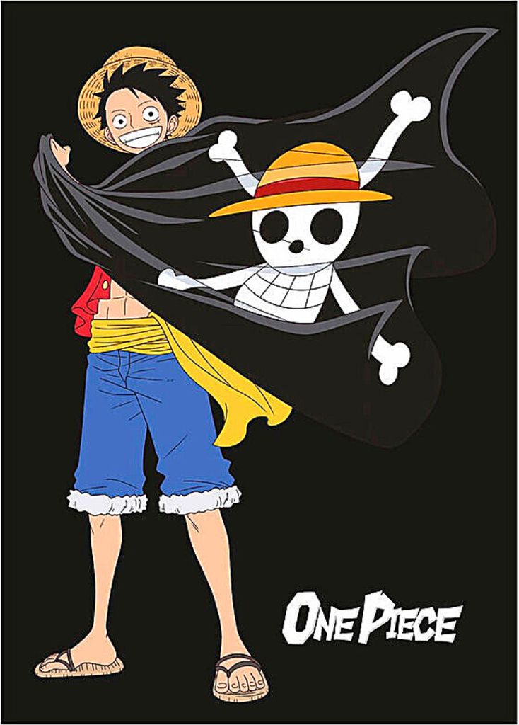 One Piece Fleecedecke Kinder Kuscheldecke Wohndecke 100 x 140 cm