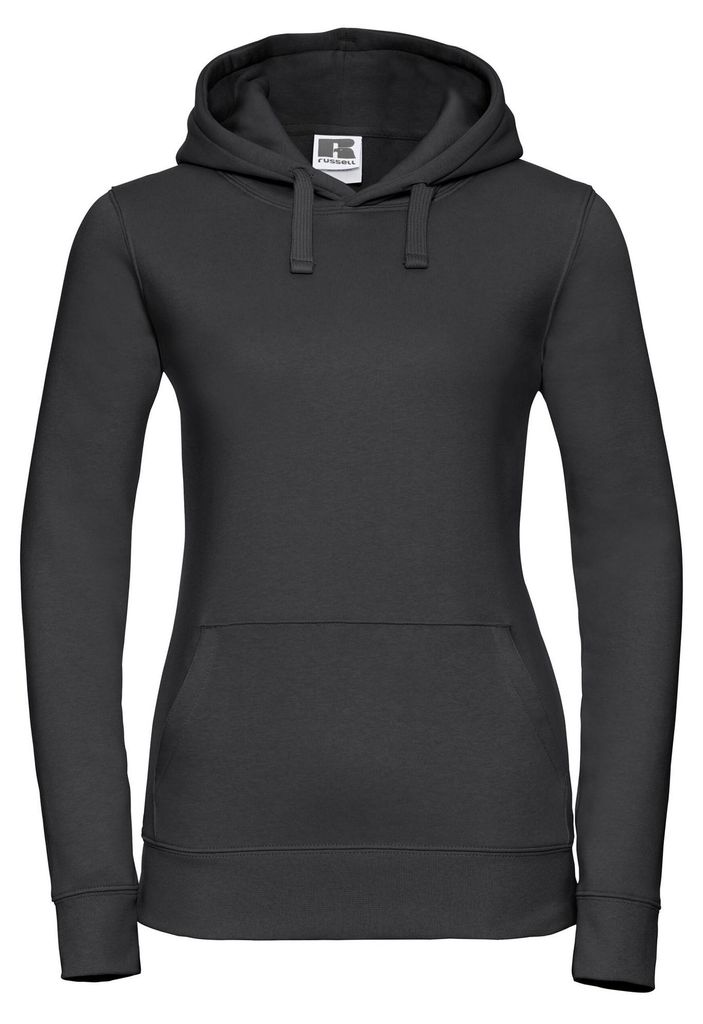 Russell - "Authentic" Kapuzenpullover mit Kapuze für Damen FK2422 (XXL) (Schwarz)