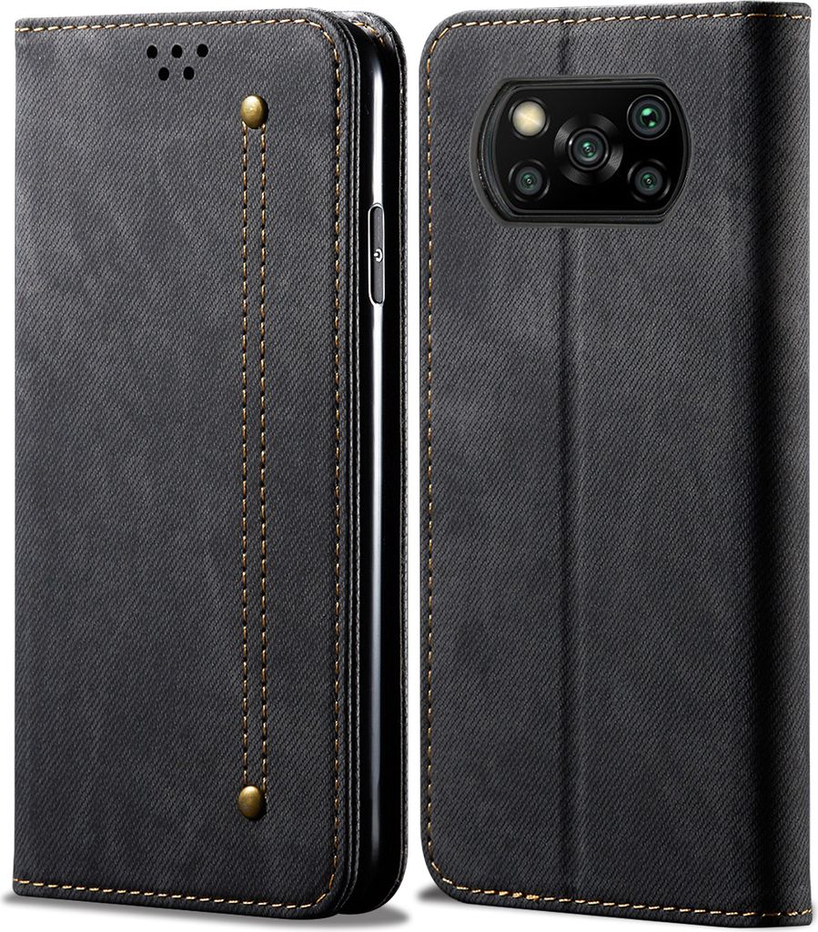 Xiaomi Poco X3 NFC Pouzdro, Kožené Peněženkové Pouzdro s Obrázek produktu 