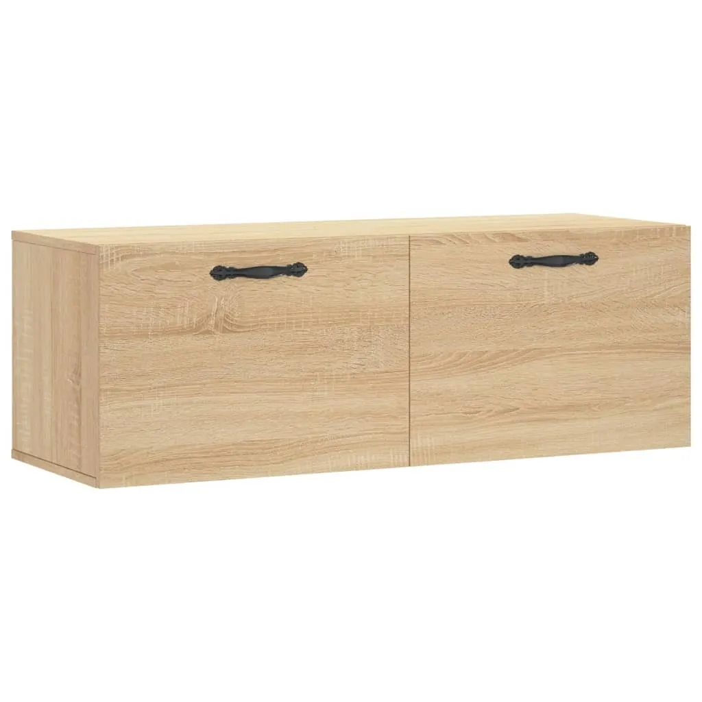 VidaXL Armadio a Muro Rovere Sonoma 100cm | Pensile Moderno in Legno