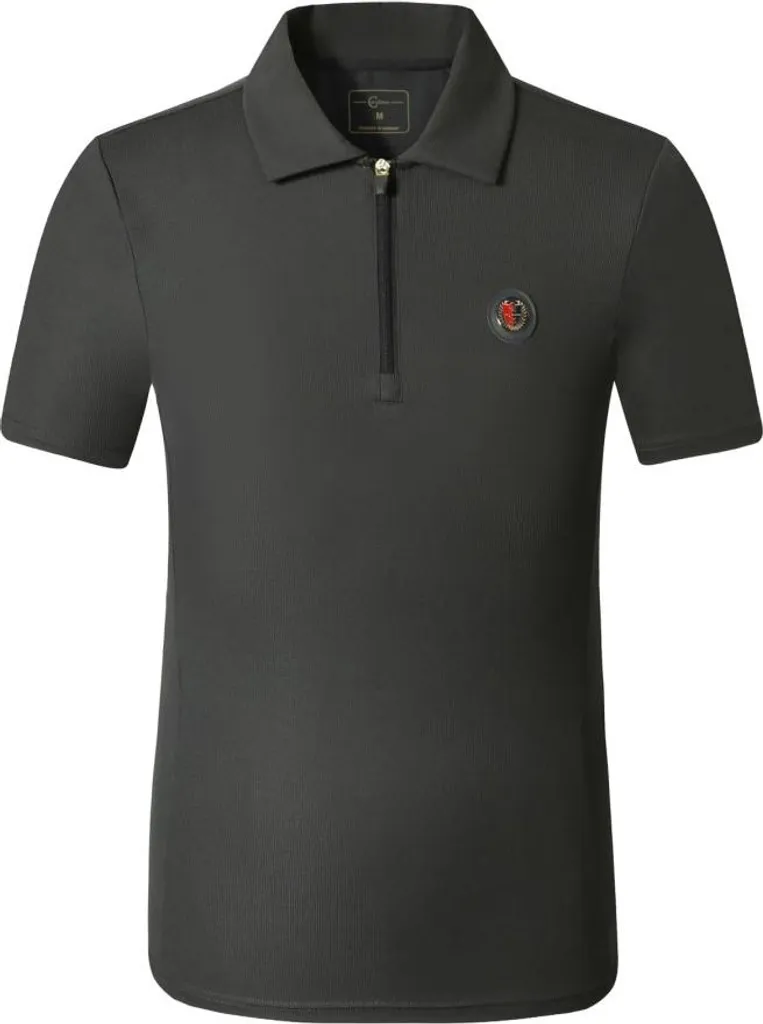 Polo anti-transpiration Covalliero Anniversary graphite homme M