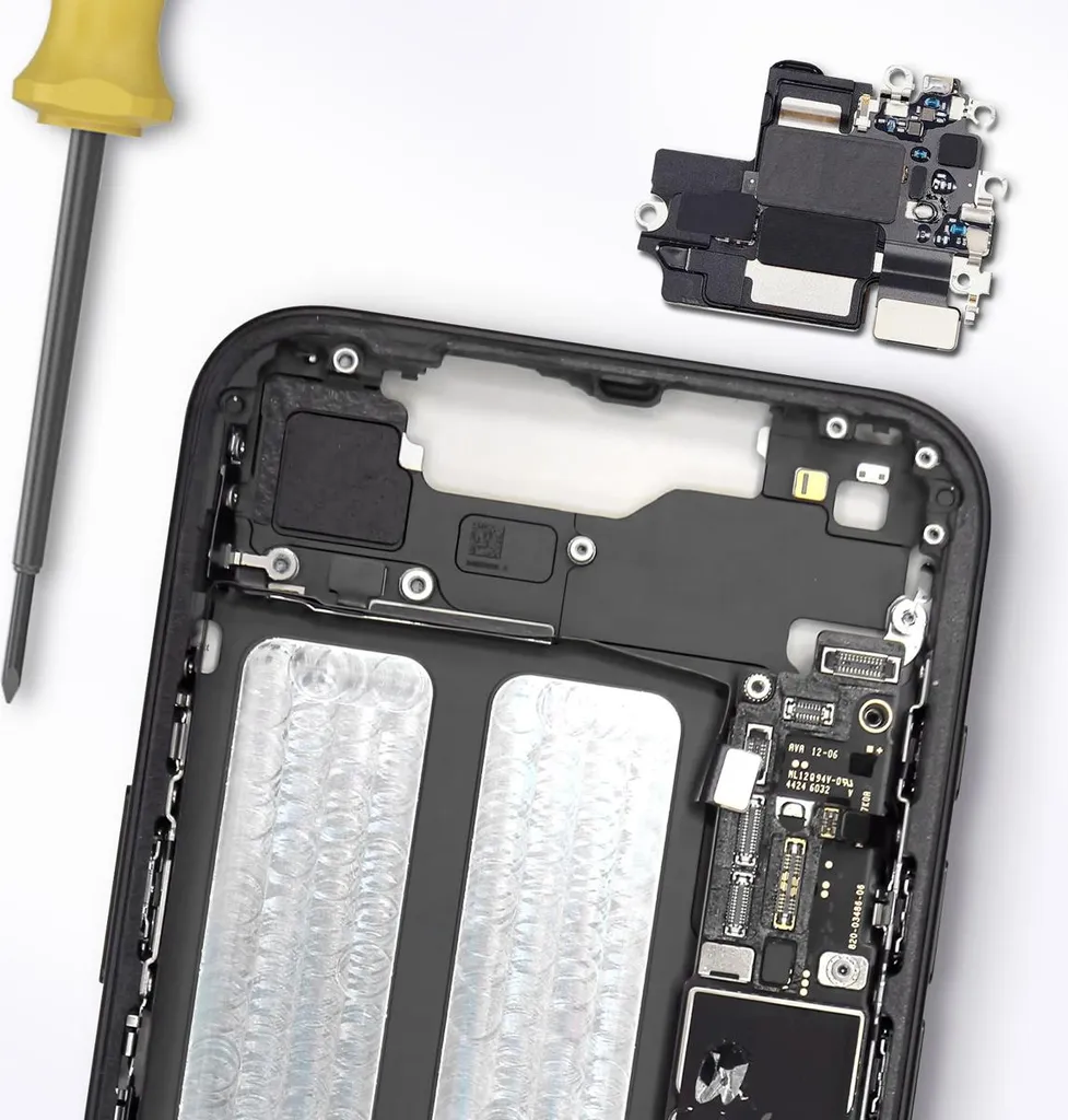 Haut-parleur iPhone 16 Clappio : réparez les grésillements du son
