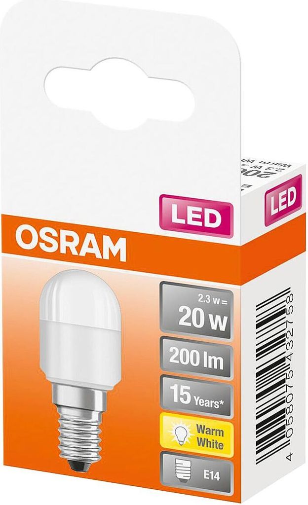 OSRAM Kühlschranklampe Special T26 E14 2,3 W matt Produktbild 