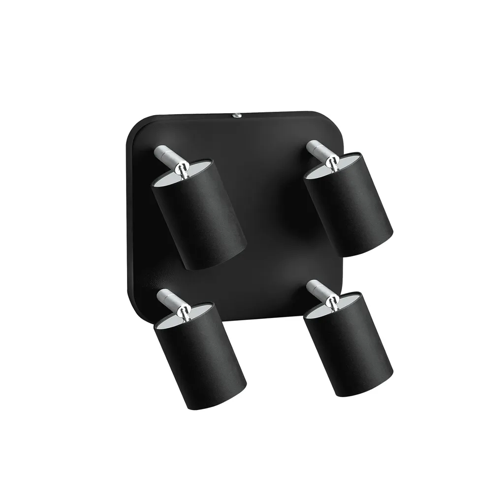 Spot blanc 4 lumières EYE SPOT IV 6022 en acier laqué haute qualité