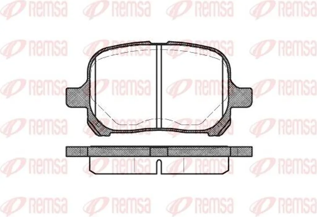 Plaquettes de frein haute friction OE 0446533120 pour Camry et RX