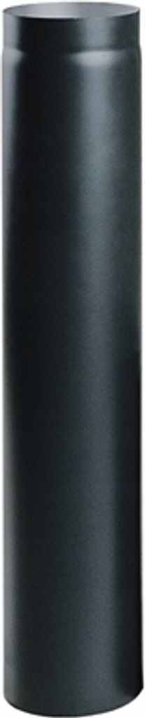 Čierna oceľová komínová rúra 120 mm 100 cm Obrázok produktu 