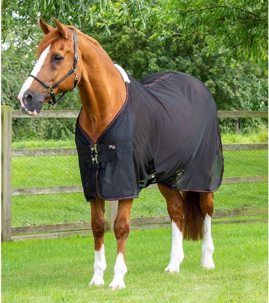 Premier Equine Ventoso Mesh Cooler Teppich Schwarz 168 cm Schwarz 168 cm