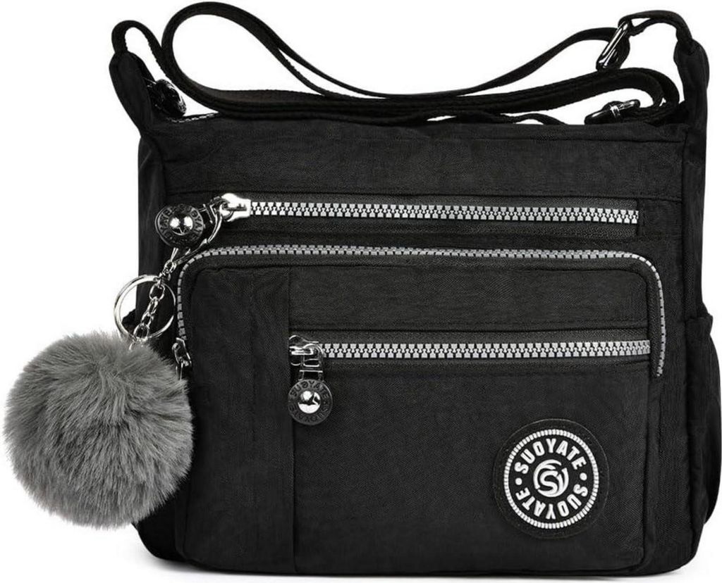 Aucuu Borsa a tracolla in nylon Borsa a tracolla Immagine del prodotto 