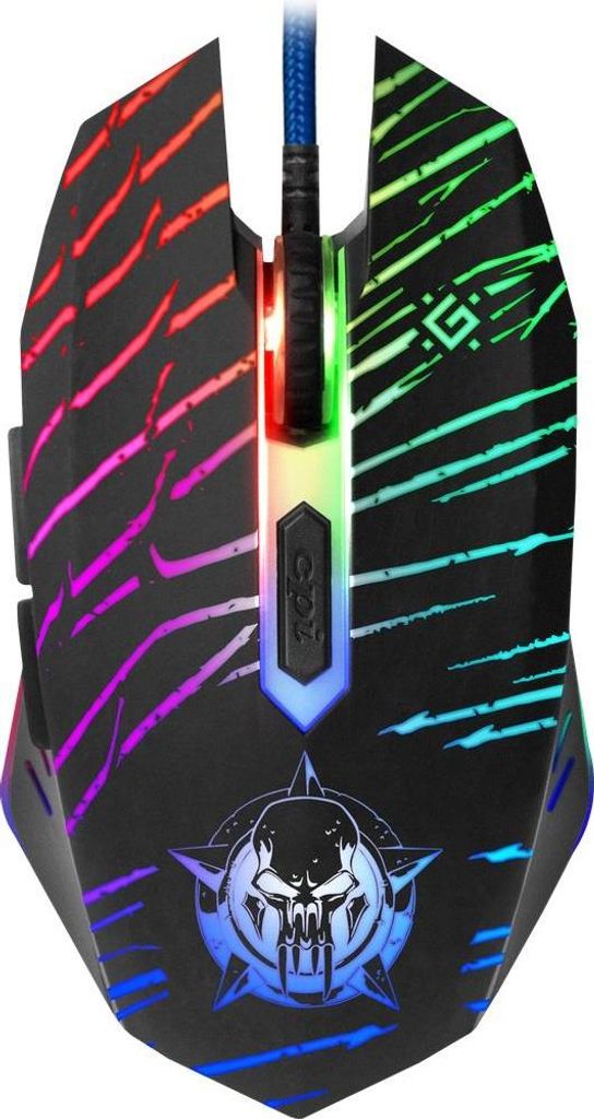 Mysz przewodowa Defender Dark Agent GM-590L 12800dpi 6P + Zdjęcie produktu 