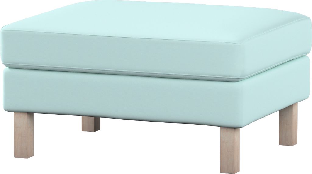 Dekoria Bezug für Karlstad Hocker, hellblau, Husse, Karstadt Hocker