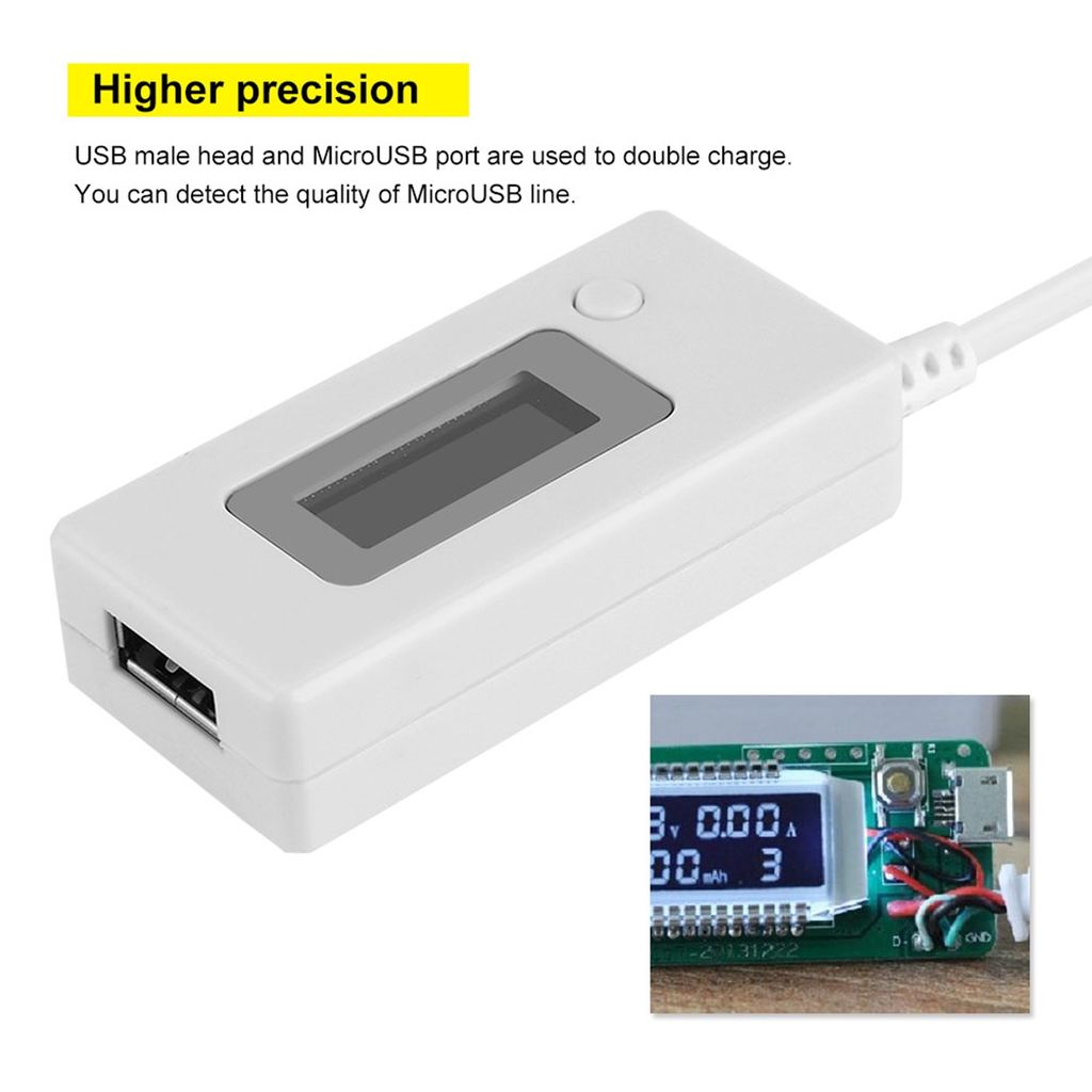 USB Power Tester,USB Ampérmetr Voltmetr Tester,LCD Power Obrázek produktu 3