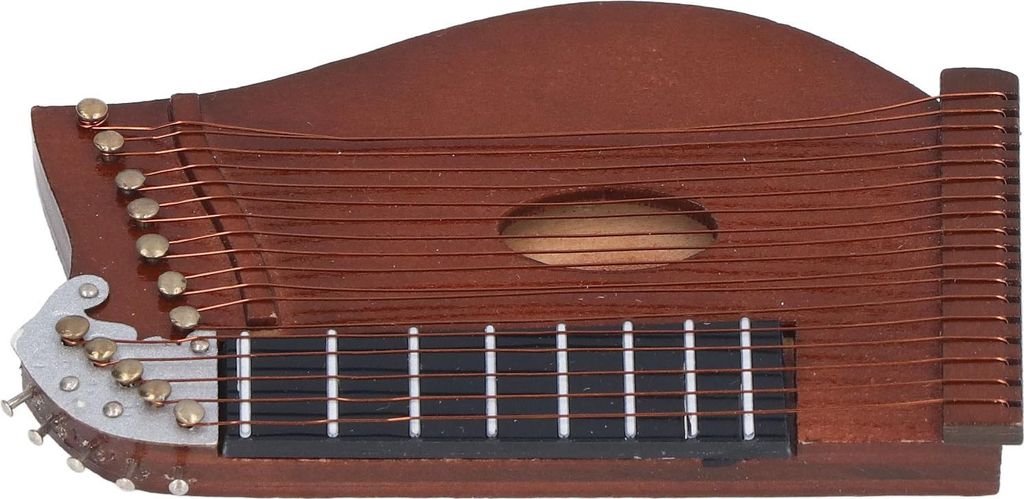 Guzheng-Modell, Miniatur-Musikinstrumenten-Display aus Holz für die Inneneinrichtung