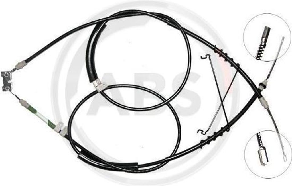 A.B.S. K17705 Seilzug, Handbremse OE 1357828 kompatibel mit Tourneo, Transit
