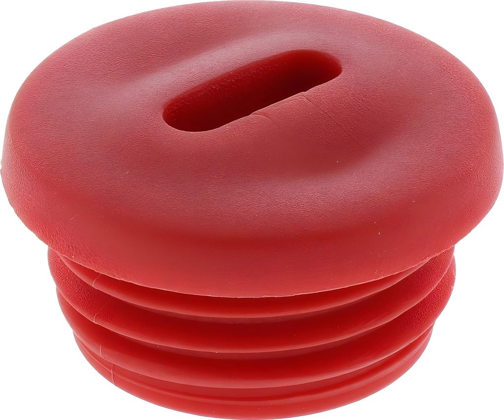 Verschlußschraube Öleinfüllöffnung - Plastik, rot - M500-M700