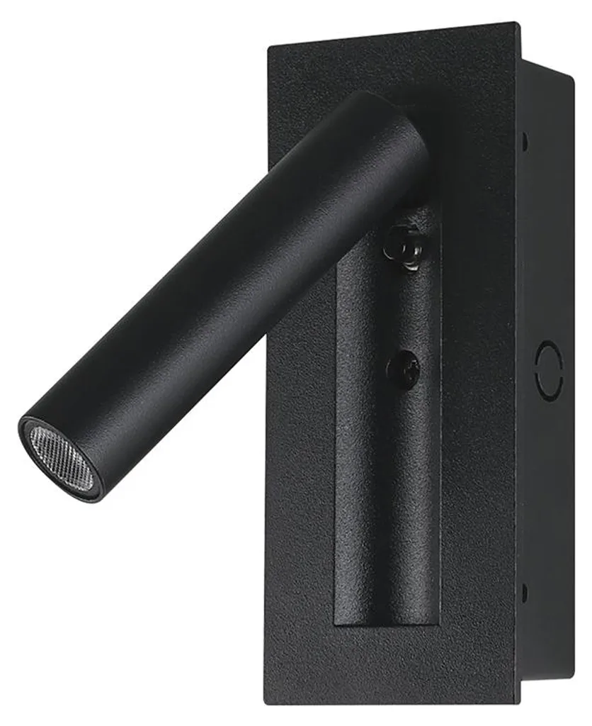 Luminaire encastré LED noir 2W : fini les zones d'ombre dans vos couloirs