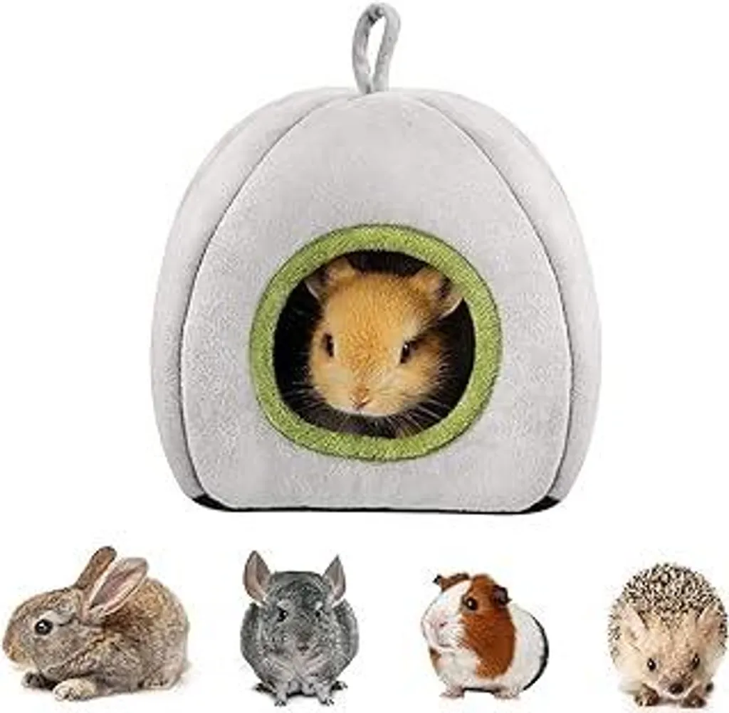 Letto Design per Piccoli Animali | Casa Criceti e Cincillà Grigia