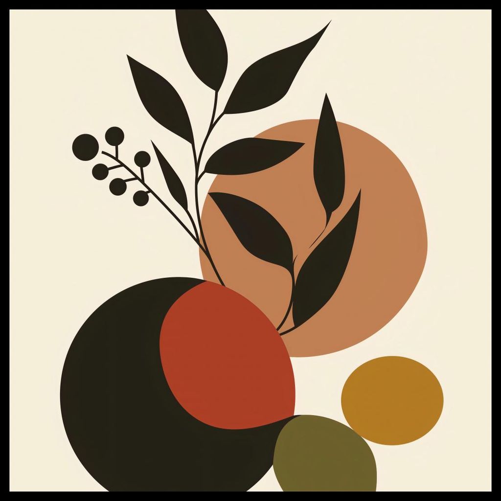 Plakat 50x50cm Sonnenuntergang auf der Wasseroberfläche