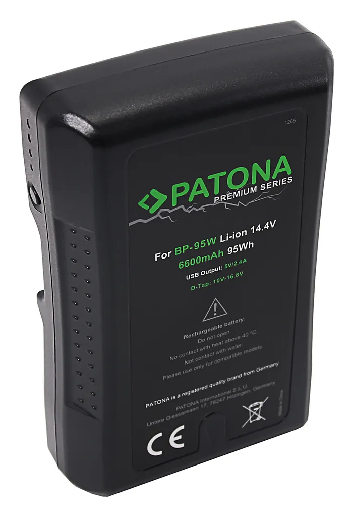 Batterie V-Mount 95Wh Sony BP95WS DSR : Solution Autonomie Longue Durée - 2