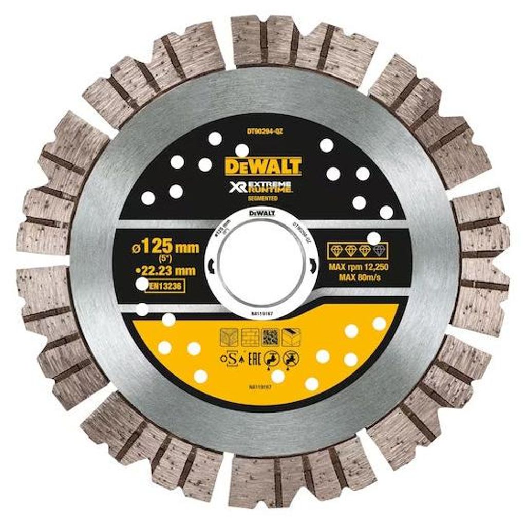Disque béton Ø125x22,2mm pour rainureuse DEWALT DT90294-QZ Image du produit 