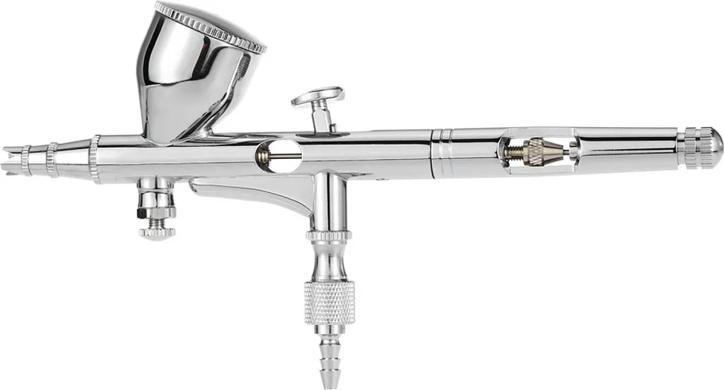 KKmoon Aérographe à Gravité 0,2mm avec Réservoir 9cm³ pour Art et Maquettisme
