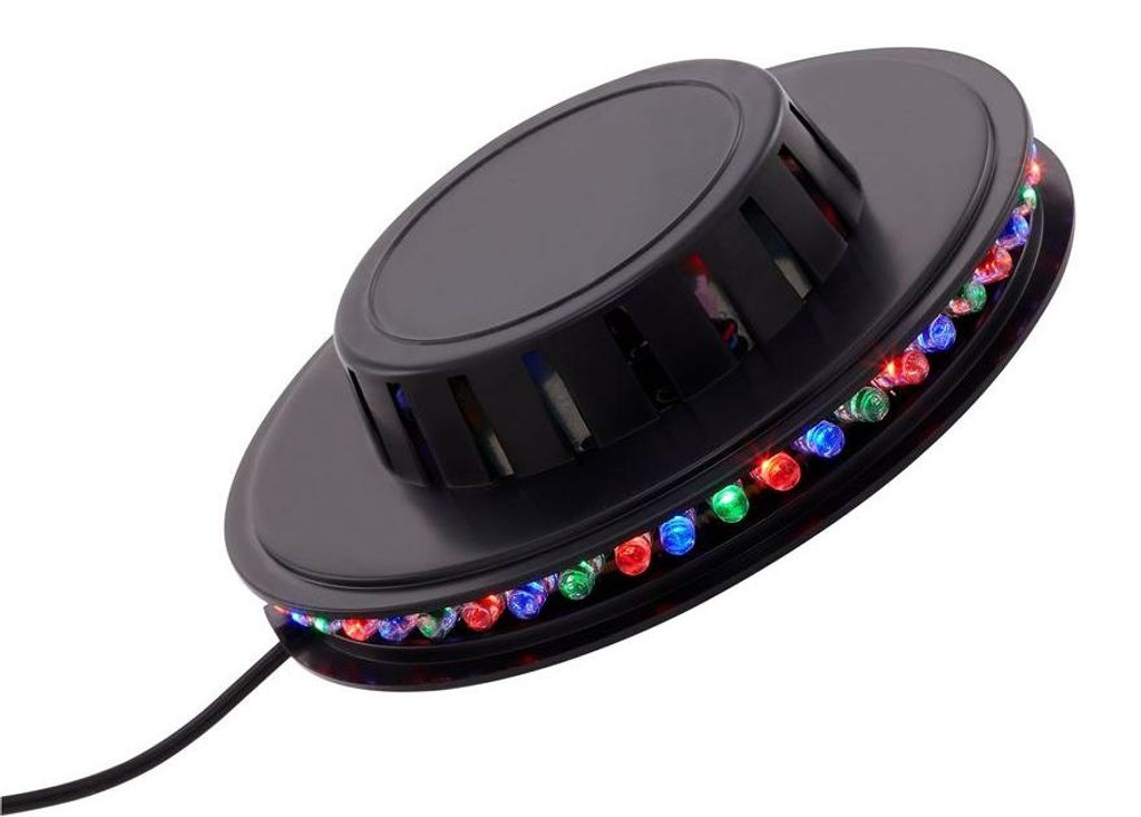 LED Lichtrad Band Partylicht Musiksensor 48xRGB-LED Immagine del prodotto 