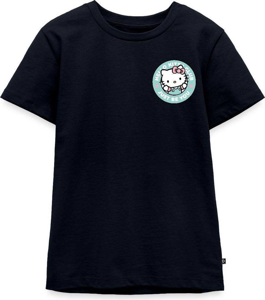 Spreadshirt Hello Kitty Club Just Be You Teenager Premium T-Shirt, 158/164 (12 Jahre), Navy