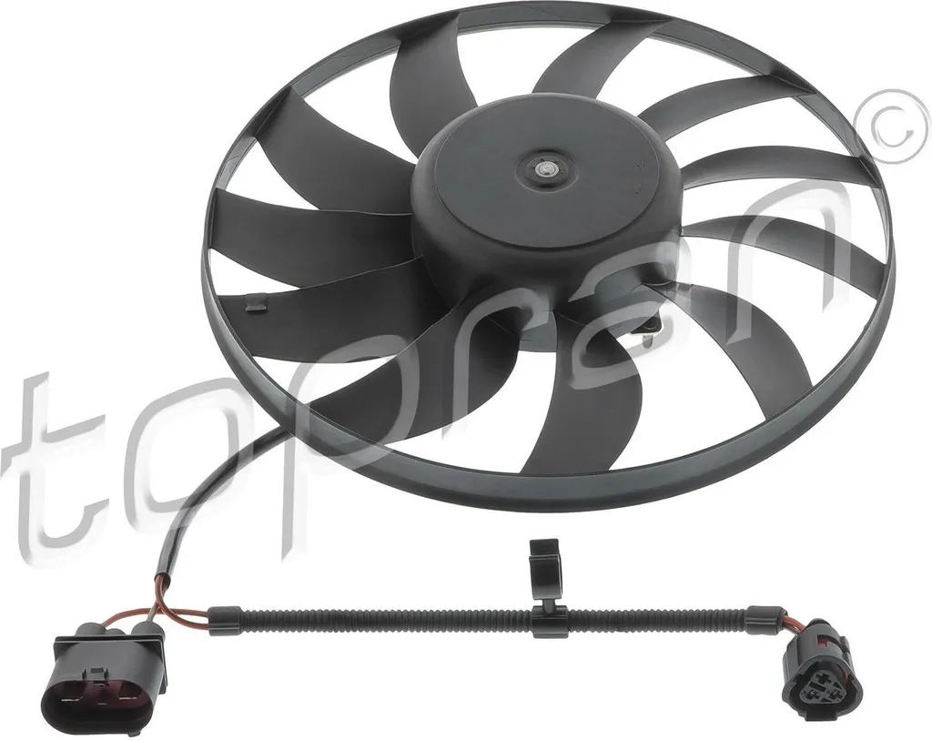 Moteur de ventilateur pour radiateur moteur VW Golf 6 et Touran 1T - 295mm