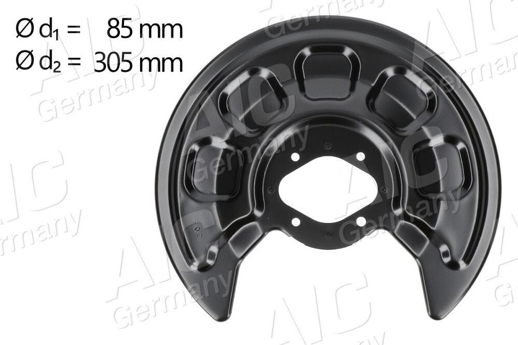 AIC Spritzblech Bremsscheibe für VW Caddy III Kombi (2KB, 2KJ, 2CB, 2CJ) Hinten Rechts Hinten Links 58188 Ankerblech