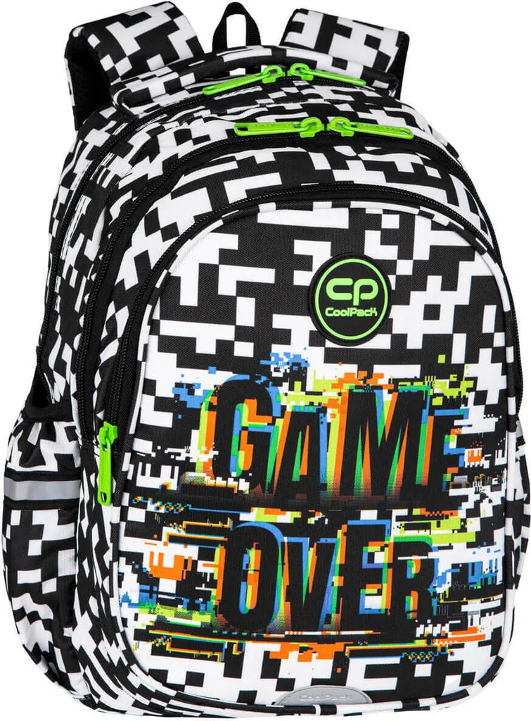 Sac à dos scolaire garçon CoolPack Jerry imprimé console de jeux