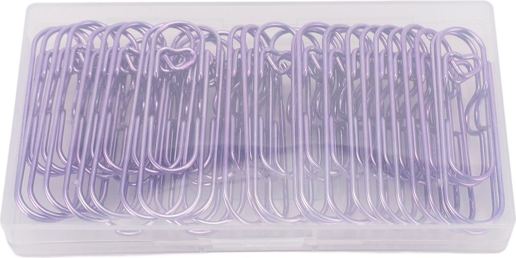 30pcs Metall -Stift -Clips Edelstahl Multifunktion tragbarer Papierklammer -Clip -Halter für Notebook -Lesezeichen -Quittungen lila