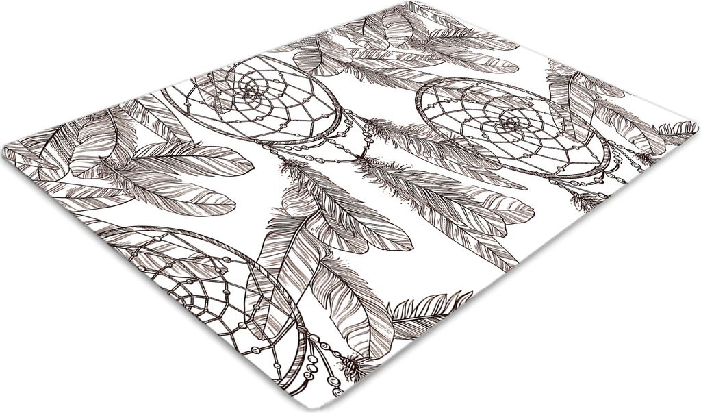 Stuhlunterlage Bürostuhlunterlage 120 cm x 90 cm Bodenmatte Bürostuhlunterlage - Traumfänger