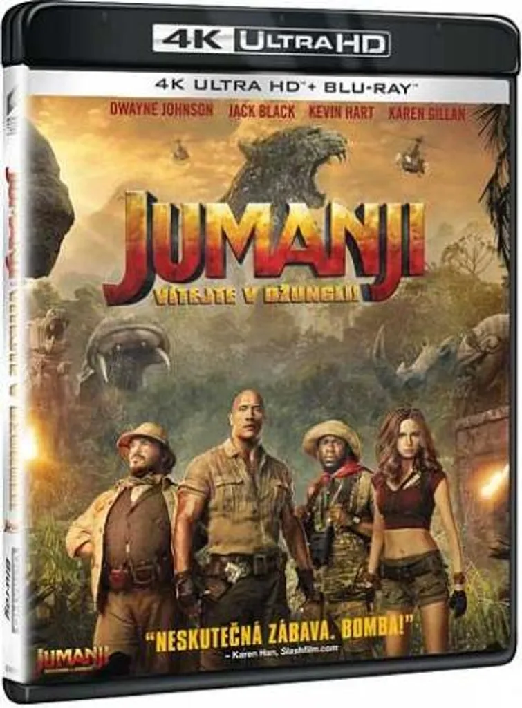 Jumanji Bienvenue dans la jungle Blu-ray 4K Ultra HD édition standard