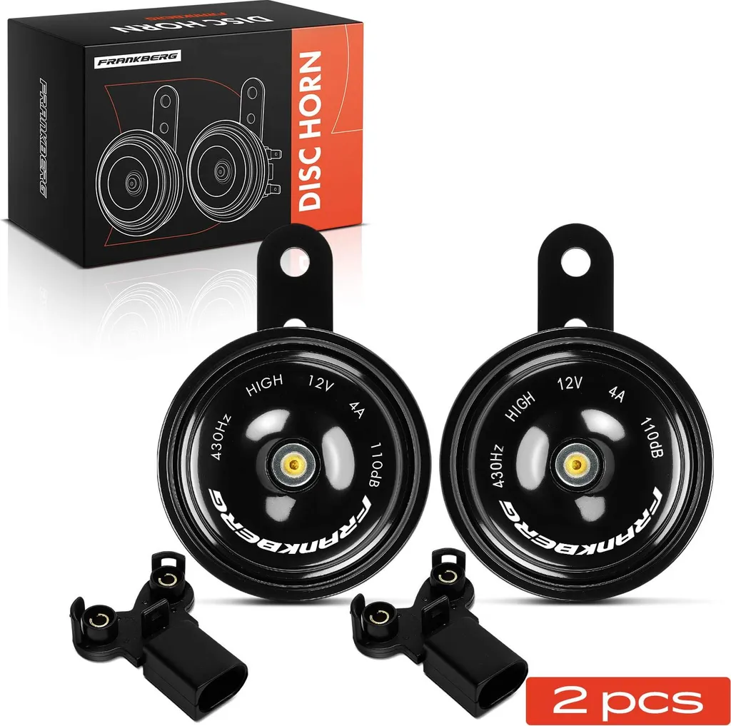 Frankberg 2x Avertisseur Sonore Corne de Brume pour VW Golf et Tiguan