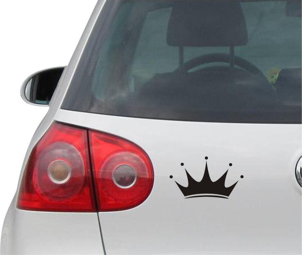 Aufkleber / Autoaufkleber - JDM - Die cut - Crown Decal Boat Fenster Laptop - Folie Sticker - schwarz - 149mmx86mm