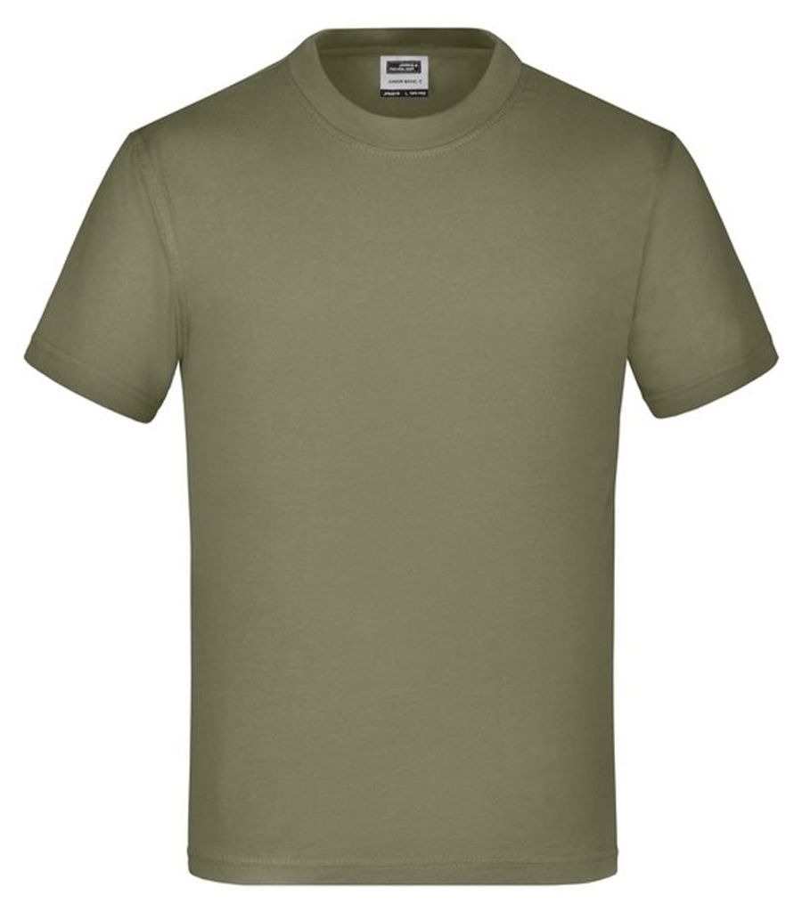 James and Nicholson - "Basic" T-Shirt für Kinder LT2895 (116) (Oliv)