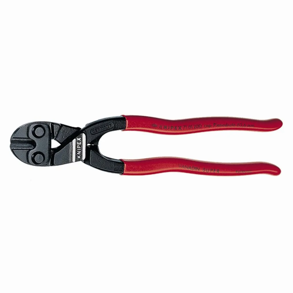 Knipex 710-1200SB Tronchesi 200 mm SB 'CoBolt', manici KS überzo, rosso/grigio