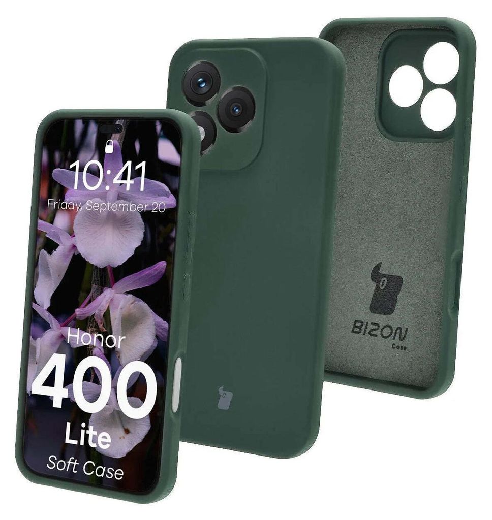 Bizon Soft Case Honor 400 Lite 5G dunkelgrün