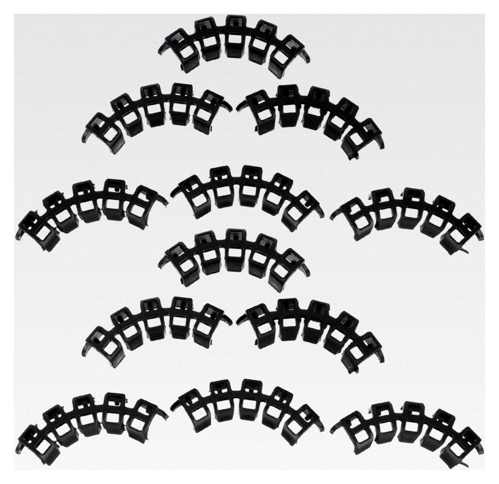 100 Stück Pflanzenstützclips für Tomaten, verstellbare Kunststoffsicherung für Pflanzenstängel, wiederverwendbar und praktisch für Gartenarbe...