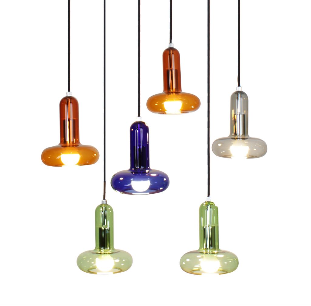 Pendelleuchte Perseus,moderne 6 flammige Hängeleuchte,Multicolor