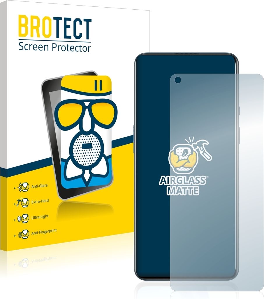 BROTECT Entspiegelungs Schutzglas für OnePlus 9 Schutzfolie Panzer Folie Glas Display Schutz matt