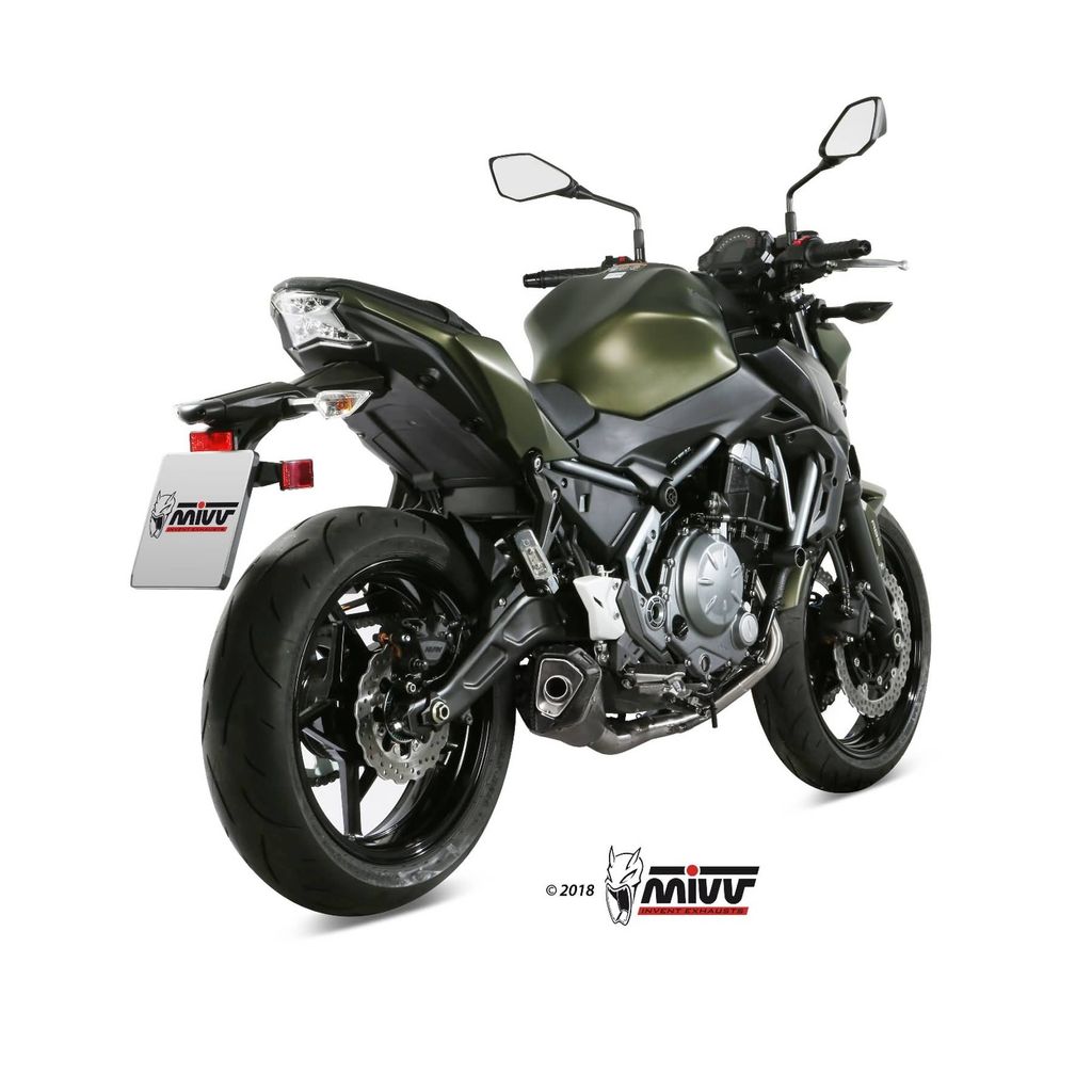 MIVV Delta Race Black Komplettauspuff für KAWASAKI z650