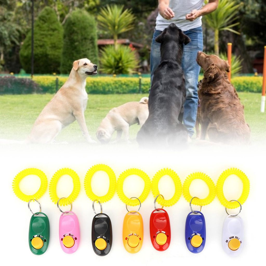 7er-Set verstellbarer Clicker für Hunde, Katzen und Welpen Produktbild 