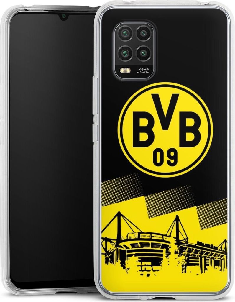 DeinDesign Handyhülle für Xiaomi Mi 10 lite Silikon Hülle Case Smartphone Schutzhülle BVB Borussia Dortmund Stadion