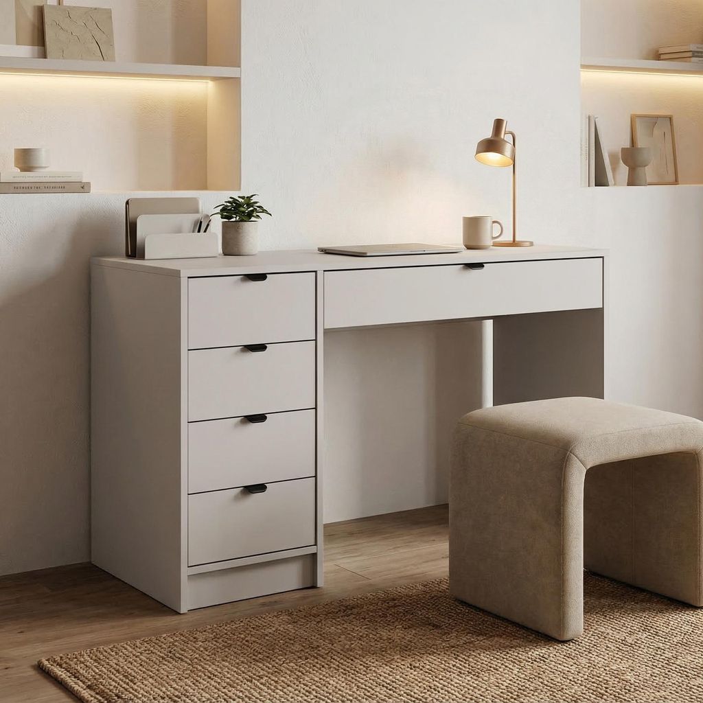 Beautysofa - Psací stůl 120 cm, moderní počítačový stůl s Obrázek produktu 