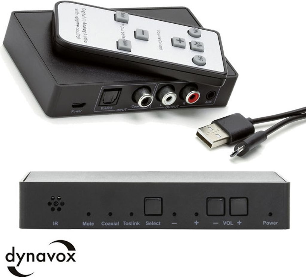 Dynavox DAC UM1 mit Fernbedienung Produktbild 1