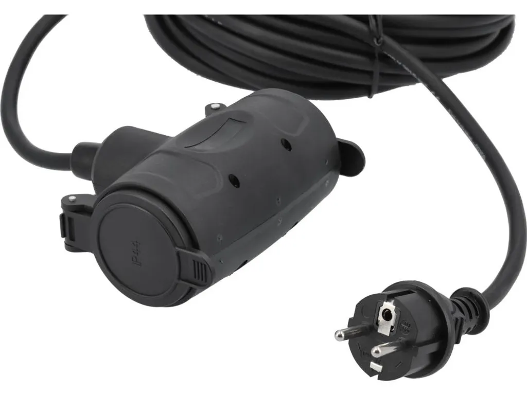 Yato 25M Rallonge Électrique Pro F - Anti-Traction - Noir Robuste
