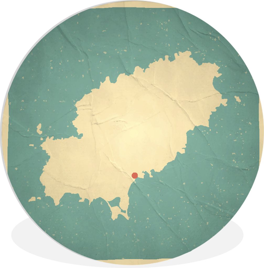 MuchoWow - Schlafzimmer - Bilder - Der Kreis - Kunst für die Wohnung - Plastik - Kunstdruck - Wandbild