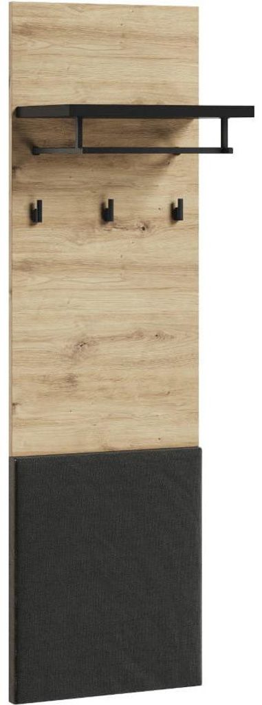Wandpaneel mit Haken QUANT QG07 schwarz Produktbild 