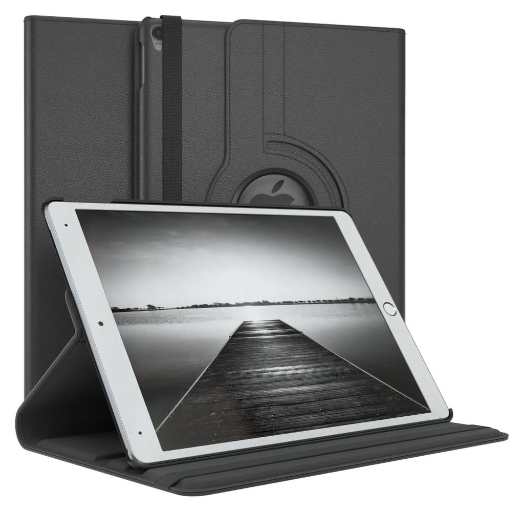 EAZY CASE - Tablet Hülle für Apple iPad Air 3 (2019) Schutzhülle, Tablet Case 360° drehbar in Schwarz