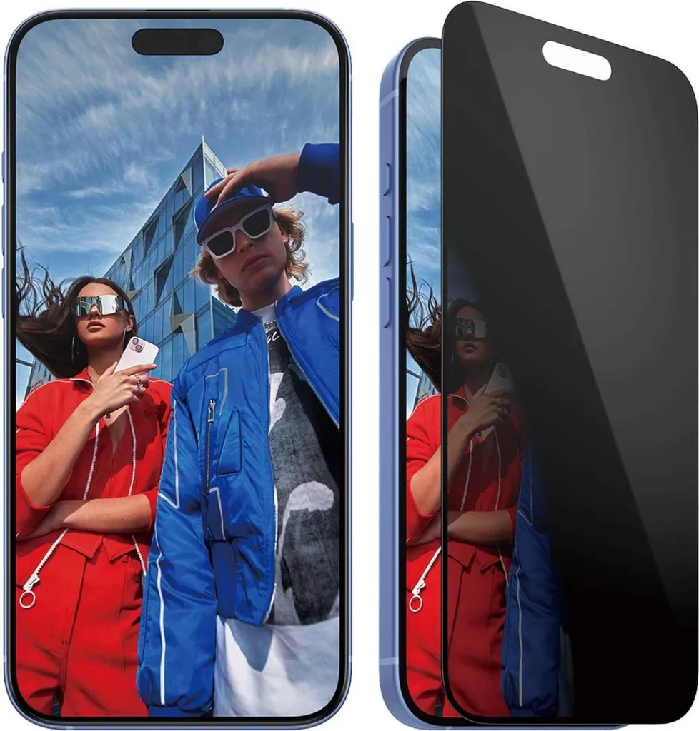 PanzerGlass Privacy iPhone 16 Plus | Vetro Temperato 9H Ultra-Wide